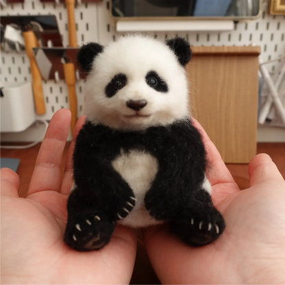 Handmade felted pet portrait example 11