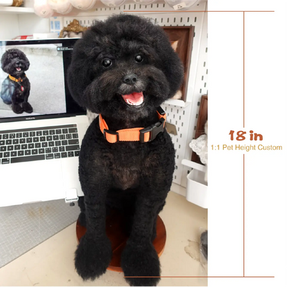 Handmade felted pet portrait example 5