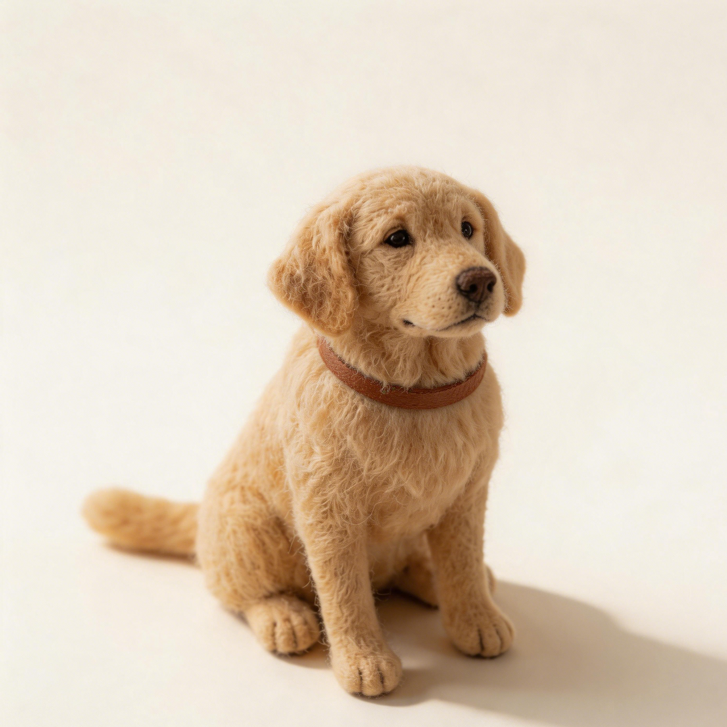 Custom full body pet doll – handmade needle-felted memorial keepsake from photo | Velora Peace